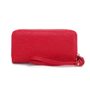 Mustard Floral MKF Collection Ellie Genuine Leather Flower-Embossed Women’s Wristlet Wallet by Mia K 