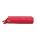 Mustard Floral MKF Collection Ellie Genuine Leather Flower-Embossed Women’s Wristlet Wallet by Mia K 