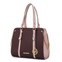 Burgundy Solid MKF Collection Amy Women's Tote Bag By Mia K.