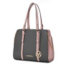 Charcoal Gray Solid MKF Collection Amy Women's Tote Bag By Mia K.