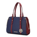 Navy Solid MKF Collection Amy Women's Tote Bag By Mia K.
