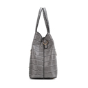 Navy MKF-•	Crocodile-embossed vegan leather  MKF Collection Aurelia Tote Bag by Mia K.