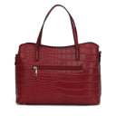 Purple •	Crocodile-embossed vegan leather  MKF Collection Aurelia Tote Bag by Mia K.