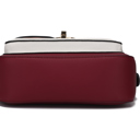 Coffee Cognac Color block MKF Collection Fantasia Solid Crossbody Bag by Mia K.