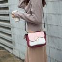 Charcoal Light Gray Color Block MKF Collection Fantasia Solid Crossbody Bag by Mia K.