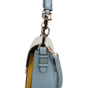 Yellow Offwhite Color Block MKF Collection Fantasia Solid Crossbody Bag by Mia K.