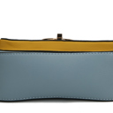 Yellow Offwhite Color Block MKF Collection Fantasia Solid Crossbody Bag by Mia K.