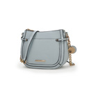Light Blue Solid MKF Collection Raelynn Vegan Leather Shoulder Bag by Mia K.
