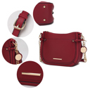 Yellow Solid MKF Collection Raelynn Vegan Leather Shoulder Bag by Mia K.