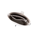 Light Gray Gray MKF Collection Evelina Mini Bucket Bag