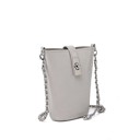 Light Gray Gray MKF Collection Evelina Mini Bucket Bag