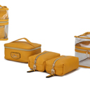 Mustard MKF Collection Emma Cosmetic Case and Set by Mia K.