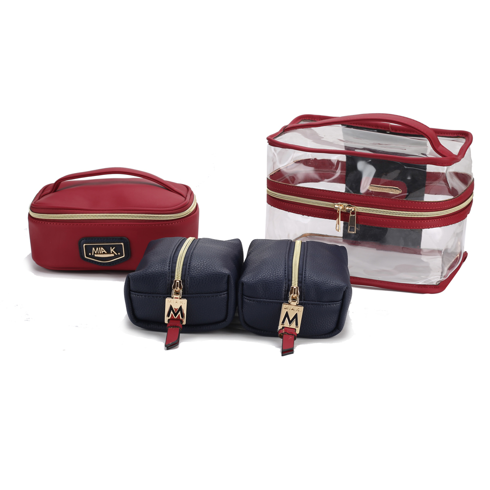 MKF Collection Emma Cosmetic Case and Set by Mia K.