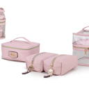 Pink MKF Collection Emma Cosmetic Case and Set by Mia K.