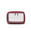 Cognac Brown MKF Collection Laura Cosmetic Case and Set by Mia K