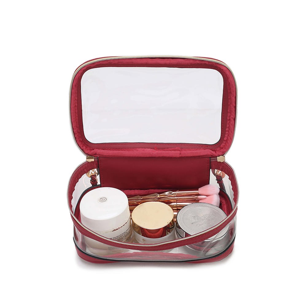 MKF Collection Laura Cosmetic Case and Set by Mia K