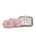 Pink MKF Collection Laura Cosmetic Case and Set by Mia K