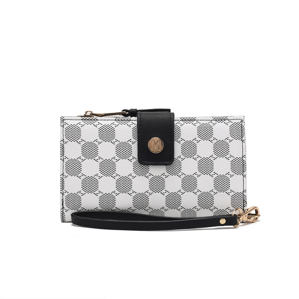 MKF Collection Solene Monogram Wristlet