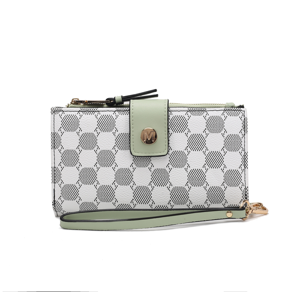 MKF Collection Solene Monogram Wristlet