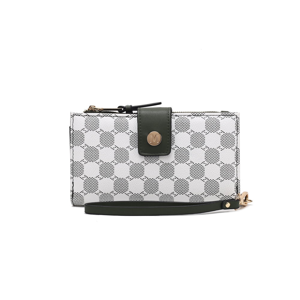 MKF Collection Solene Monogram Wristlet