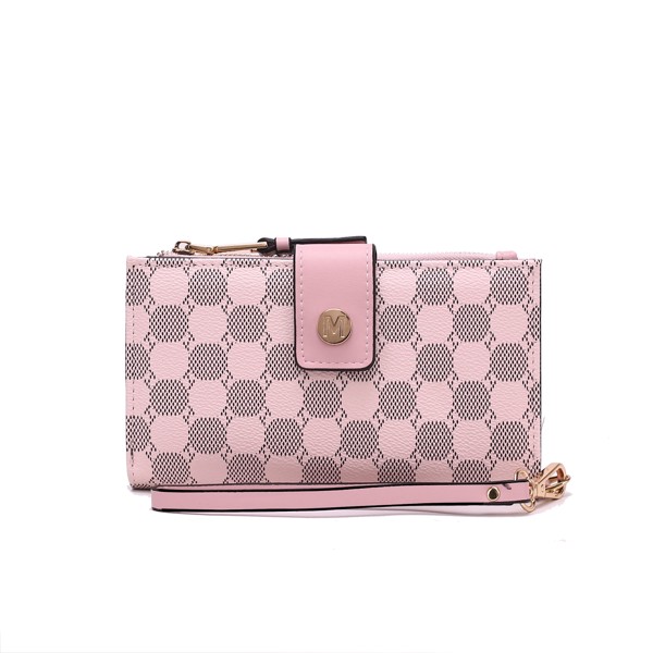 MKF Collection Solene Monogram Wristlet