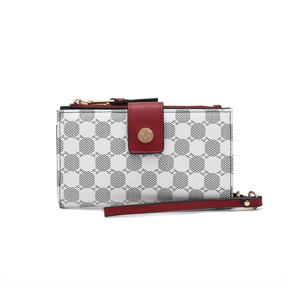 MKF Collection Solene Monogram Wristlet