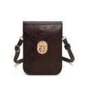 Coffee Brown MKF Collection Havana II Phone Crossbody Bag