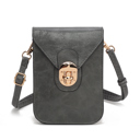 Charcoal Gray Gray MKF Collection Havana II Phone Crossbody Bag