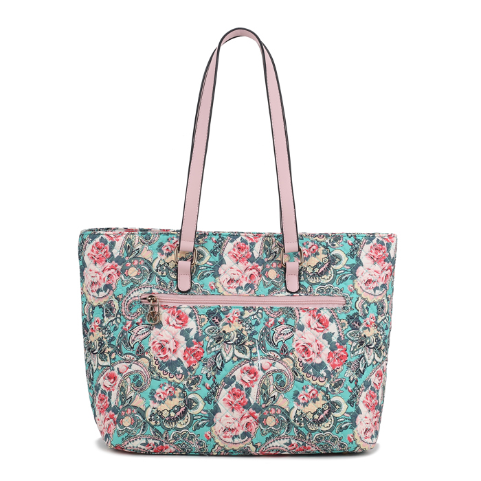 MKF Collection Hallie Quilted Cotton Tote Bag By Mia K.