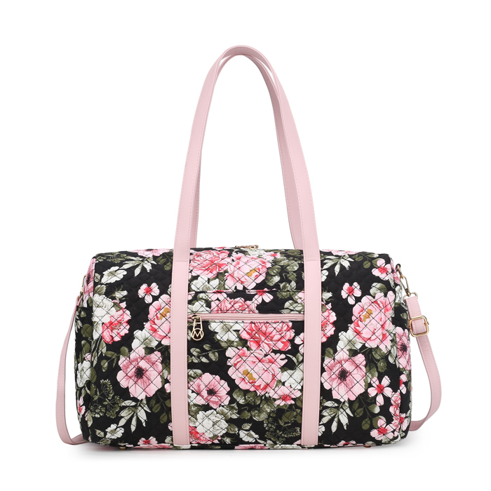 MKF Collection Khelani Cotton Botanical Duffle Bag by Mia K.