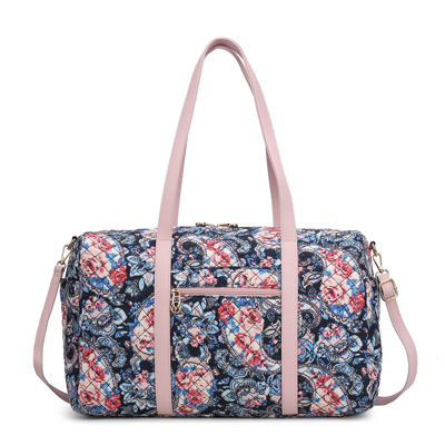 MKF Collection Khelani Cotton Botanical Duffle Bag by Mia K.