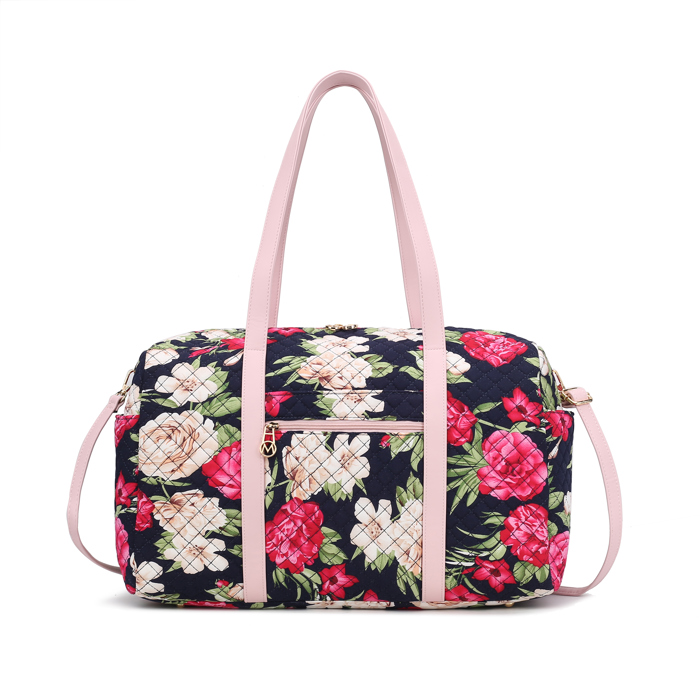 MKF Collection Khelani Cotton Botanical Duffle Bag by Mia K.