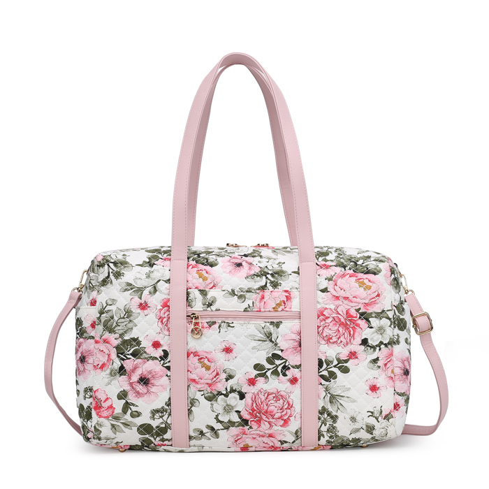 MKF Collection Khelani Cotton Botanical Duffle Bag by Mia K.