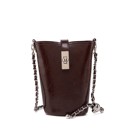 Coffee Brown MKF Collection Evelina Mini Bucket Bag