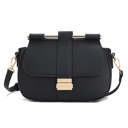 Black Solid MKF Collection Londyn Crossbody Bag by Mia K.