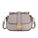 Pewter Solid MKF Collection Londyn Crossbody Bag by Mia K.