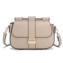 Taupe Solid MKF Collection Londyn Crossbody Bag by Mia K.