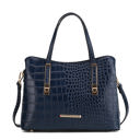 Navy MKF-•	Crocodile-embossed vegan leather  MKF Collection Aurelia Tote Bag by Mia K.