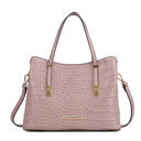Pink •	Crocodile-embossed vegan leather  MKF Collection Aurelia Tote Bag by Mia K.