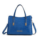 Royal Blue •	Crocodile-embossed vegan leather  MKF Collection Aurelia Tote Bag by Mia K.