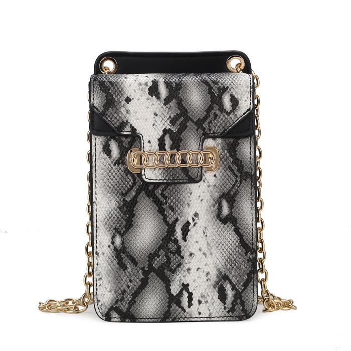 MKF Collection Yael Faux Snake Phone Crossbody by Mia K