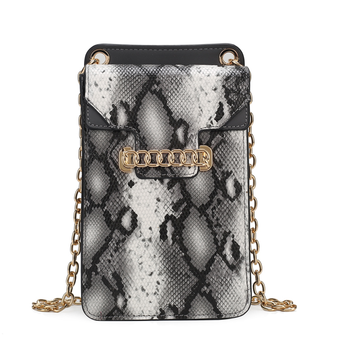 MKF Collection Yael Faux Snake Phone Crossbody by Mia K