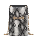 Charcoal Gray Snake Skin MKF Collection Yael Faux Snake Phone Crossbody by Mia K