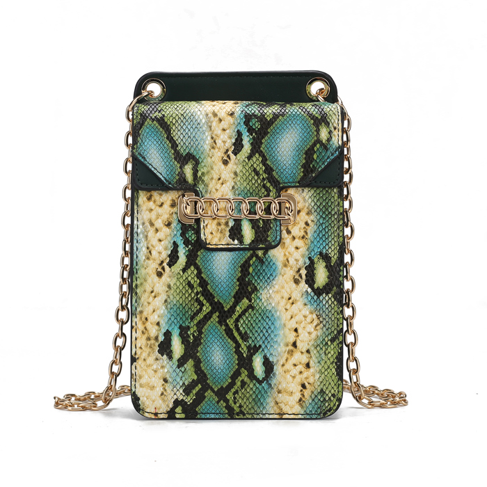 MKF Collection Yael Faux Snake Phone Crossbody by Mia K