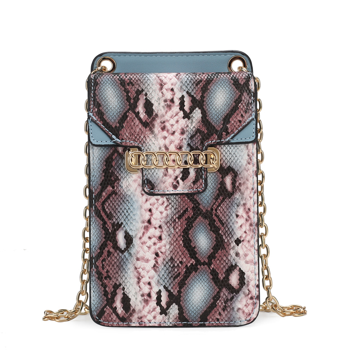 MKF Collection Yael Faux Snake Phone Crossbody by Mia K