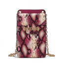 Fuchsia Snake Skin MKF Collection Yael Faux Snake Phone Crossbody by Mia K