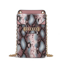 Pink Snake Skin MKF Collection Yael Faux Snake Phone Crossbody by Mia K