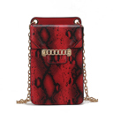 Red Snake Skin MKF Collection Yael Faux Snake Phone Crossbody by Mia K