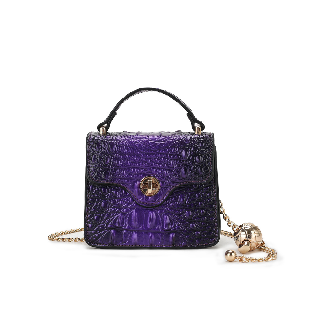 MKF Collection Luxe Croc Embossed Mini Satchel 