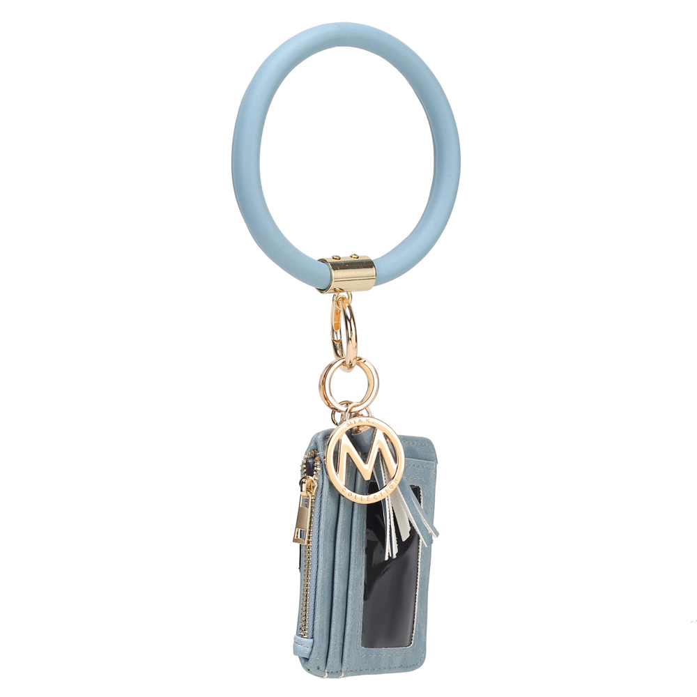 MKF Collection Jordyn Bracelet Keychain with a Credit Card Holder